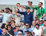 3 June 2023; Ireland supporters in the crowd during day three of the Test Match between England and Ireland at Lords Cricket Ground in London, England. Photo by Matt Impey/Sportsfile