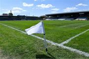 3 June 2023; A general view of a white pitchside flag before the GAA Football All-Ireland Senior Championship Round 2 match between Kildare and Dublin at UPMC Nowlan Park in Kilkenny. Photo by Piaras Ó Mídheach/Sportsfile