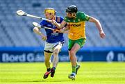 3 June 2023; Daniel Staunton of Wicklow in action against Danny Cullen of Donegal during the Nickey Rackard Cup Final match between Donegal and Wicklow at Croke Park in Dublin. Photo by Harry Murphy/Sportsfile