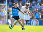 3 June 2023; Seán Bugler of Dublin in action against Kevin O'Callaghan of Kildare during the GAA Football All-Ireland Senior Championship Round 2 match between Kildare and Dublin at UPMC Nowlan Park in Kilkenny. Photo by Piaras Ó Mídheach/Sportsfile