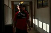 3 June 2023; Matthew Donnelly of Tyrone walks down the players tunnel to the pitch before the GAA Football All-Ireland Senior Championship Round 2 match between Tyrone and Armagh at O'Neill's Healy Park in Omagh, Tyrone. Photo by Brendan Moran/Sportsfile