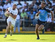 3 June 2023; Ben McCormack of Kildare in action against James McCarthy of Dublin during the GAA Football All-Ireland Senior Championship Round 2 match between Kildare and Dublin at UPMC Nowlan Park in Kilkenny. Photo by Piaras Ó Mídheach/Sportsfile