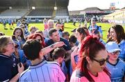 3 June 2023; Dublin goalkeeper Stephen Cluxton with supporters after his side's victory in the GAA Football All-Ireland Senior Championship Round 2 match between Kildare and Dublin at UPMC Nowlan Park in Kilkenny. Photo by Piaras Ó Mídheach/Sportsfile