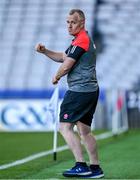 3 June 2023; Derry manager Johnny McGarvey during the Christy Ring Cup Final match between Derry and Meath at Croke Park in Dublin. Photo by Harry Murphy/Sportsfile