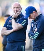 3 June 2023; Kildare manager Glenn Ryan alongside his selector Anthony Rainbow, right, during the GAA Football All-Ireland Senior Championship Round 2 match between Kildare and Dublin at UPMC Nowlan Park in Kilkenny. Photo by Piaras Ó Mídheach/Sportsfile