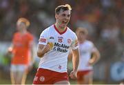 3 June 2023; Darragh Canavan of Tyrone celebrates kicking a late point during the GAA Football All-Ireland Senior Championship Round 2 match between Tyrone and Armagh at O'Neill's Healy Park in Omagh, Tyrone. Photo by Brendan Moran/Sportsfile