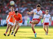 3 June 2023; Michael McKernan of Tyrone in action against Conor O'Neill of Armagh during the GAA Football All-Ireland Senior Championship Round 2 match between Tyrone and Armagh at O'Neill's Healy Park in Omagh, Tyrone. Photo by Brendan Moran/Sportsfile
