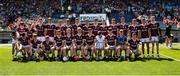 4 June 2023; The Galway panel before the Electric Ireland GAA Hurling All-Ireland Minor Championship Final match between Clare and Galway at FBD Semple Stadium in Thurles, Tipperary. Photo by Michael P Ryan/Sportsfile
