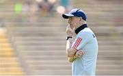 4 June 2023; Louth manager Mickey Harte before the GAA Football All-Ireland Senior Championship Round 2 match between Mayo and Louth at Hastings Insurance MacHale Park in Castlebar, Mayo. Photo by Seb Daly/Sportsfile