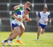 4 June 2023; Conor Fee of Wicklow in action against Brian Donovan of Limerick during the Tailteann Cup Group 3 Round 3 match between Limerick and Wicklow at Laois Hire O'Moore Park in Portlaoise, Laois. Photo by Matt Browne/Sportsfile