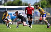 4 June 2023; Paul McNamara of Sligo in action against Ciaráin Murtagh of Roscommon during the GAA Football All-Ireland Senior Championship Round 2 match between Roscommon and Sligo at Dr Hyde Park in Roscommon. Photo by Piaras Ó Mídheach/Sportsfile