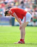 4 June 2023; Tommy Durnin of Louth after his side's defeat in the GAA Football All-Ireland Senior Championship Round 2 match between Mayo and Louth at Hastings Insurance MacHale Park in Castlebar, Mayo. Photo by Seb Daly/Sportsfile