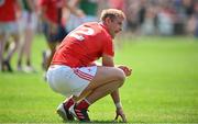 4 June 2023; Conor Grimes of Louth after his side's defeat in the GAA Football All-Ireland Senior Championship Round 2 match between Mayo and Louth at Hastings Insurance MacHale Park in Castlebar, Mayo. Photo by Seb Daly/Sportsfile