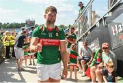 4 June 2023; Aidan O'Shea of Mayo after his side's victory in the GAA Football All-Ireland Senior Championship Round 2 match between Mayo and Louth at Hastings Insurance MacHale Park in Castlebar, Mayo. Photo by Seb Daly/Sportsfile