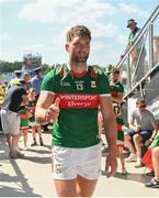4 June 2023; Aidan O'Shea of Mayo after his side's victory in the GAA Football All-Ireland Senior Championship Round 2 match between Mayo and Louth at Hastings Insurance MacHale Park in Castlebar, Mayo. Photo by Seb Daly/Sportsfile