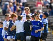 4 June 2023; Supporters flock to Jack McCarron of Monaghan after the GAA Football All-Ireland Senior Championship Round 2 match between Monaghan and Clare at St Tiernach's Park in Clones, Monaghan. Photo by Daire Brennan/Sportsfile