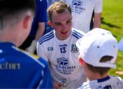 4 June 2023; Jack McCarron of Monaghan with supporters after the GAA Football All-Ireland Senior Championship Round 2 match between Monaghan and Clare at St Tiernach's Park in Clones, Monaghan. Photo by Daire Brennan/Sportsfile