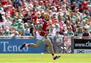 4 June 2023; Michael Mullins of Cork celebrates after scoring his side's second goal during the O’Neills.com GAA Hurling All-Ireland U20 Championship Final match between Cork and Offaly at FBD Semple Stadium in Thurles, Tipperary. Photo by Michael P Ryan/Sportsfile