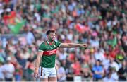 4 June 2023; Aidan O'Shea of Mayo during the GAA Football All-Ireland Senior Championship Round 2 match between Mayo and Louth at Hastings Insurance MacHale Park in Castlebar, Mayo. Photo by Seb Daly/Sportsfile