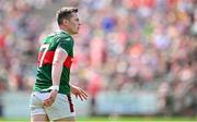 4 June 2023; Stephen Coen of Mayo during the GAA Football All-Ireland Senior Championship Round 2 match between Mayo and Louth at Hastings Insurance MacHale Park in Castlebar, Mayo. Photo by Seb Daly/Sportsfile