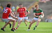 4 June 2023; Jack Carney of Mayo during the GAA Football All-Ireland Senior Championship Round 2 match between Mayo and Louth at Hastings Insurance MacHale Park in Castlebar, Mayo. Photo by Seb Daly/Sportsfile