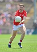 4 June 2023; Sam Mulroy of Louth during the GAA Football All-Ireland Senior Championship Round 2 match between Mayo and Louth at Hastings Insurance MacHale Park in Castlebar, Mayo. Photo by Seb Daly/Sportsfile