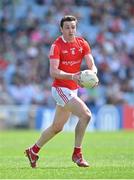 4 June 2023; Tommy Durnin of Louth during the GAA Football All-Ireland Senior Championship Round 2 match between Mayo and Louth at Hastings Insurance MacHale Park in Castlebar, Mayo. Photo by Seb Daly/Sportsfile