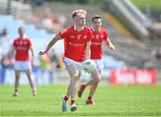 4 June 2023; Leonard Grey of Louth during the GAA Football All-Ireland Senior Championship Round 2 match between Mayo and Louth at Hastings Insurance MacHale Park in Castlebar, Mayo. Photo by Seb Daly/Sportsfile