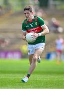 4 June 2023; Conor Loftus of Mayo during the GAA Football All-Ireland Senior Championship Round 2 match between Mayo and Louth at Hastings Insurance MacHale Park in Castlebar, Mayo. Photo by Seb Daly/Sportsfile
