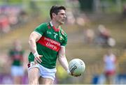 4 June 2023; Conor Loftus of Mayo during the GAA Football All-Ireland Senior Championship Round 2 match between Mayo and Louth at Hastings Insurance MacHale Park in Castlebar, Mayo. Photo by Seb Daly/Sportsfile