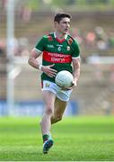 4 June 2023; Conor Loftus of Mayo during the GAA Football All-Ireland Senior Championship Round 2 match between Mayo and Louth at Hastings Insurance MacHale Park in Castlebar, Mayo. Photo by Seb Daly/Sportsfile