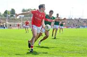 4 June 2023; Bevan Duffy of Louth during the GAA Football All-Ireland Senior Championship Round 2 match between Mayo and Louth at Hastings Insurance MacHale Park in Castlebar, Mayo. Photo by Seb Daly/Sportsfile