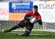5 June 2023; Dundalk goalkeeper Mark Byrne before the SSE Airtricity Men's Premier Division match between Dundalk and UCD at Oriel Park in Dundalk, Louth. Photo by Stephen Marken/Sportsfile