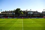 5 June 2023; A general view inside the stadium before the SSE Airtricity Men's Premier Division match between St Patrick's Athletic and Derry City at Richmond Park in Dublin. Photo by Harry Murphy/Sportsfile