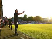 5 June 2023; St Patrick's Athletic manager Jon Daly during the SSE Airtricity Men's Premier Division match between St Patrick's Athletic and Derry City at Richmond Park in Dublin. Photo by Harry Murphy/Sportsfile