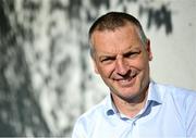 6 June 2023; Republic of Ireland U21 manager Jim Crawford stands for a portrait before a Republic of Ireland U21 squad announcement at the FAI Headquarters in Abbotstown, Dublin. Photo by Sam Barnes/Sportsfile