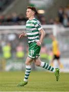 2 June 2023; Kieran Cruise of Shamrock Rovers during the SSE Airtricity Men's Premier Division match between Shamrock Rovers and Dundalk at Tallaght Stadium in Dublin. Photo by Stephen McCarthy/Sportsfile