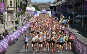 4 June 2023; Participants during the 2023 Vhi Women’s Mini Marathon. More than 20,000 women from all over the country took to the streets of Dublin to run, walk and jog the 10km route, raising much needed funds for hundreds of charities. For further information please log on to www.vhiwomensminimarathon.ie. Photo by Stephen McCarthy/Sportsfile
