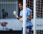 5 June 2023; St Patrick's Athletic goalkeeper Dean Lyness during the SSE Airtricity Men's Premier Division match between St Patrick's Athletic and Derry City at Richmond Park in Dublin. Photo by Harry Murphy/Sportsfile
