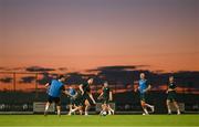 6 June 2023; A general view during a Republic of Ireland training session as Mikey Johnston hold possession at Calista Sports Centre in Antalya, Turkey. Photo by Stephen McCarthy/Sportsfile