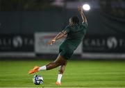 6 June 2023; Michael Obafemi during a Republic of Ireland training session at Calista Sports Centre in Antalya, Turkey. Photo by Stephen McCarthy/Sportsfile