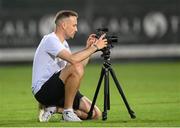 6 June 2023; Matthew Turnbull, FAI multimedia executive, during a Republic of Ireland training session at Calista Sports Centre in Antalya, Turkey. Photo by Stephen McCarthy/Sportsfile