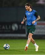 6 June 2023; Jeff Hendrick during a Republic of Ireland training session at Calista Sports Centre in Antalya, Turkey. Photo by Stephen McCarthy/Sportsfile