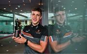 7 June 2023; PwC GAA/GPA Player of the Month for May in football, Shane McGuigan of Derry, with his award at PwC offices in Dublin. Photo by Sam Barnes/Sportsfile
