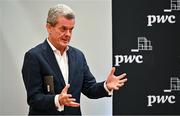 7 June 2023; PwC Managing Partner Feargal O’Rourke speaking during the PwC GAA/GPA Player of the Month and PwC GPA Women’s Player of the Month Awards at PwC offices in Dublin. Photo by Sam Barnes/Sportsfile