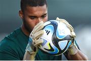 7 June 2023; Gavin Bazunu during a Republic of Ireland training session at Calista Sports Centre in Antalya, Turkey. Photo by Stephen McCarthy/Sportsfile