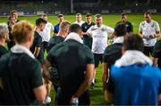 7 June 2023; Manager Stephen Kenny speaks to his players after a Republic of Ireland training session at Calista Sports Centre in Antalya, Turkey. Photo by Stephen McCarthy/Sportsfile
