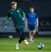 7 June 2023; Goalkeeper Caoimhin Kelleher during a Republic of Ireland training session at Calista Sports Centre in Antalya, Turkey. Photo by Stephen McCarthy/Sportsfile