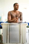 8 June 2023; Adam Idah during a Republic of Ireland ice bath recovery session at the Calista Luxury Resort in Antalya, Turkey. Photo by Stephen McCarthy/Sportsfile