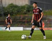 2 June 2023; Jordan Flores of Bohemians during the SSE Airtricity Men's Premier Division match between Bohemians and Sligo Rovers at Dalymount Park in Dublin. Photo by Sam Barnes/Sportsfile